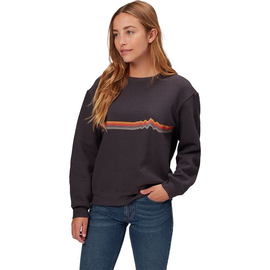 Patagonia Ridge Rise Stripe Uprisal Crew Sweatshirt - Women's