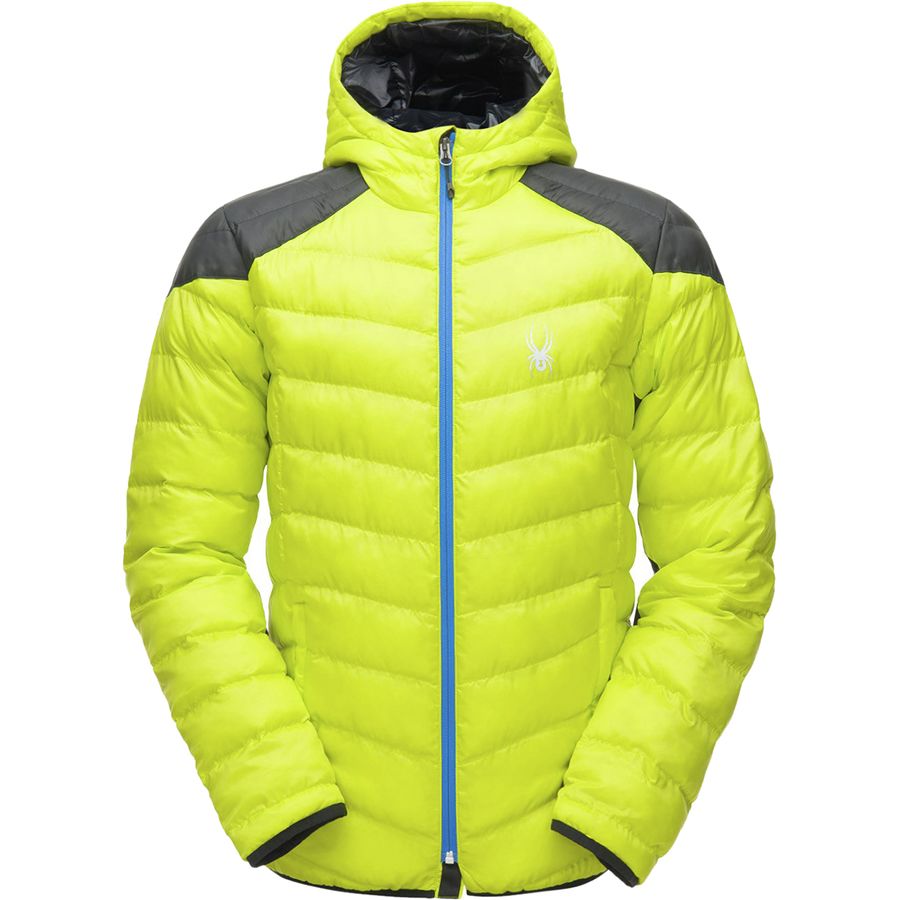 Spyder geared hoody hot sale synthetic down jacket