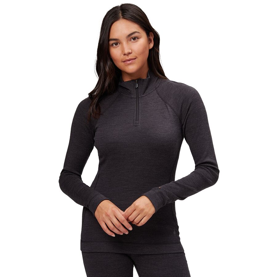 TERODACO Thermal Base Layer Women Warm Wicking Half Zip Ski Thermals with  Micro Fleece Long Sleeve Ladies Thermal Tops for Running Hiking Cycling  Soft Soft Quick Dry Breathable 02513 Black XS 