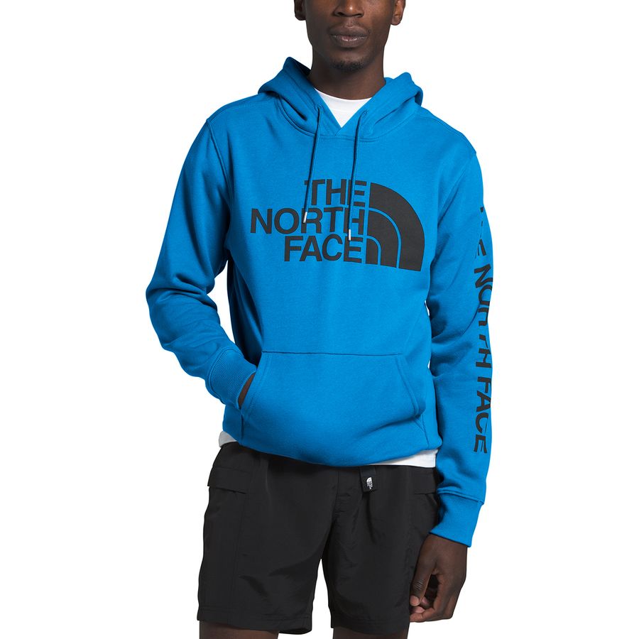 north face half dome hoodie blue