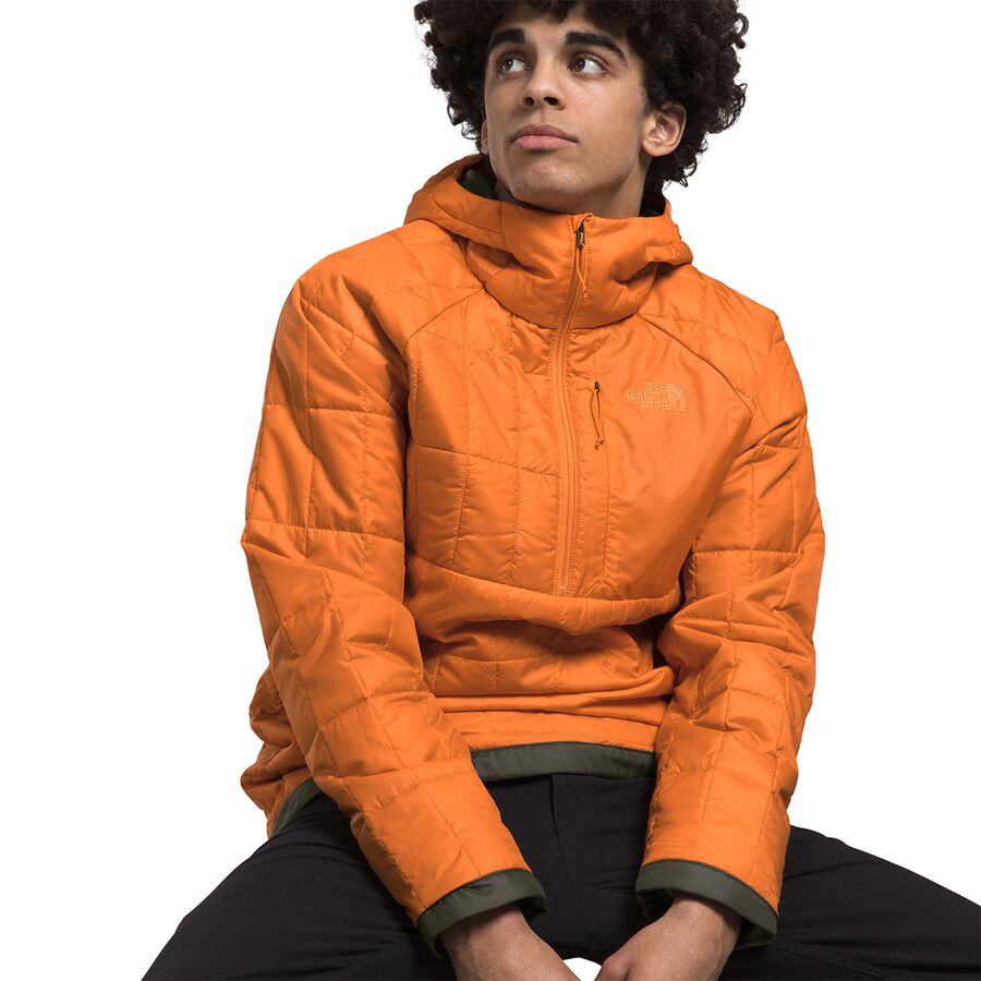 The North Face orange quarter 2024 zip pullover