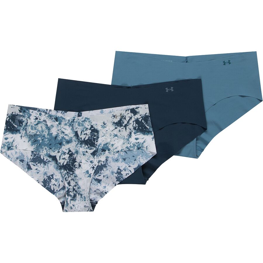 Under Armour Women's Ua Pure Stretch Hipster 3-pack Printed