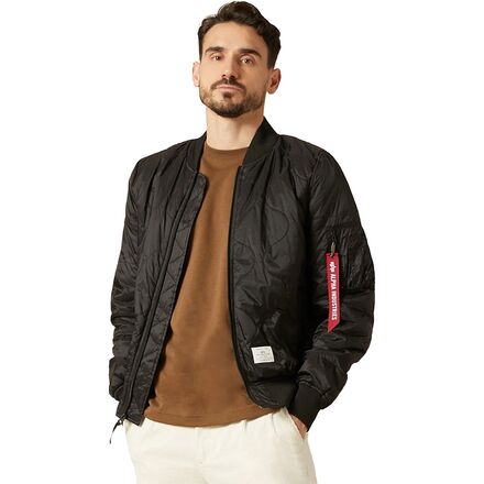 Alpha Industries L 2B Quilted Flight Jacket Men s Men