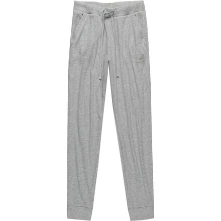 Buy Alo Muse Ribbed High Waist Sweatpants - Athletic Heather Grey At 50%  Off
