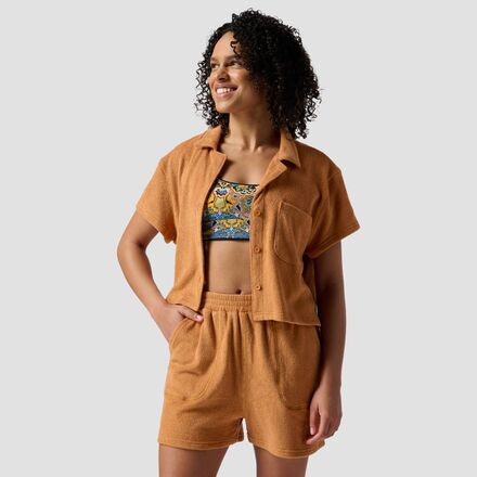 Backcountry Terry Button-Down Shirt - Women's - Women