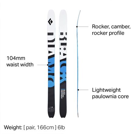 Black Diamond Helio Carbon 104 Ski - 2022 - Ski