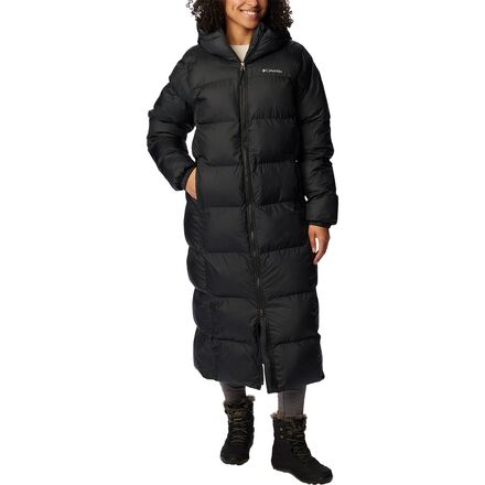 Columbia Women's Puffect Mid Hooded Jacket, Black, Large : :  Clothing, Shoes & Accessories