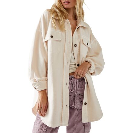 NEW free people sale ruby jacket eucalyptus oak medium