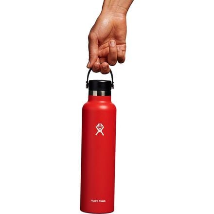 Hydro Flask Wide Mouth Water Bottle, Flex Cap 32 oz, Lava