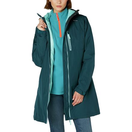 helly hansen long insulated winter jacket