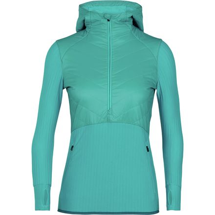 Icebreaker Descender Hybrid Half Zip Hooded Jacket - Women's - Women