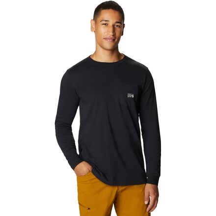 Mountain Hardwear Logo Label Long-Sleeve Pocket T-Shirt - Men's - Men
