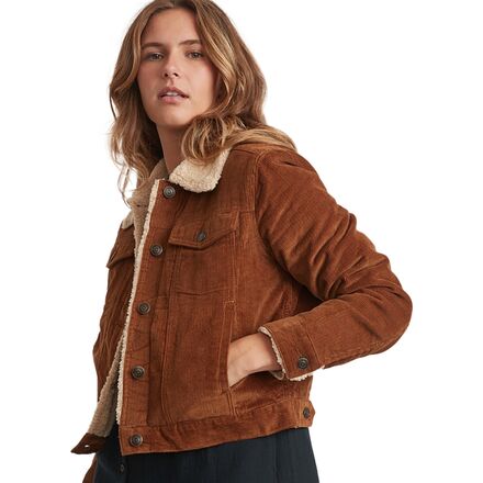 Corduroy lined sales jacket womens