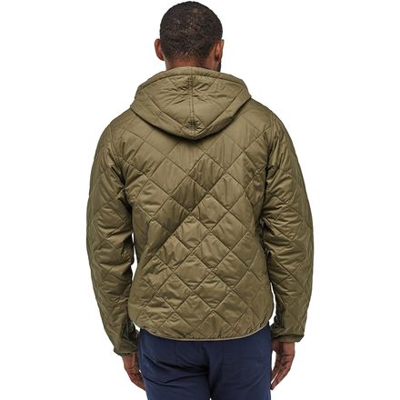 Tyre Quilt Hood Bomber in silver