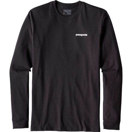 Patagonia long sleeve t best sale shirt black