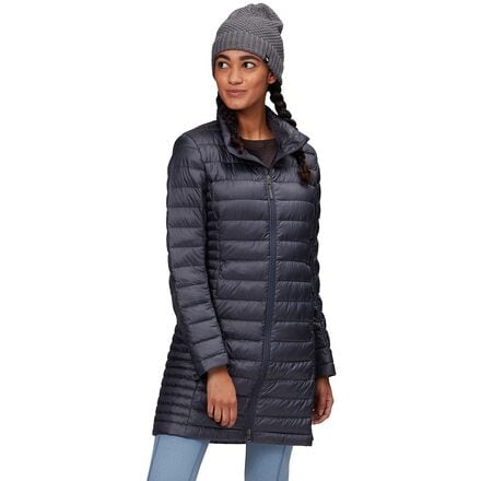 sophie down jacket with fur trim