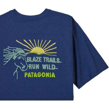 Patagonia Men's Protect Pedal Organic T-Shirt Lagom Blue / L