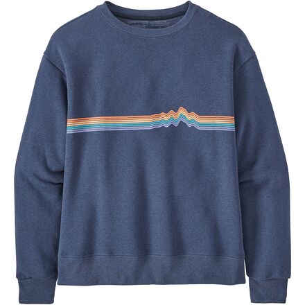 Patagonia Ridge Rise Stripe Uprisal Crew Sweatshirt - Women's - Women