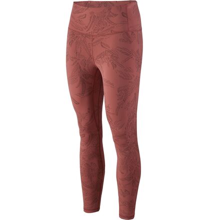 Patagonia Women's L Large Maipo 7/8 Tights Evening Mauve NWT Dark Pink Rose