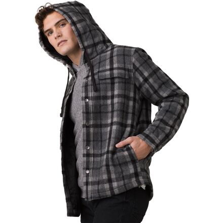 prana hooded flannel