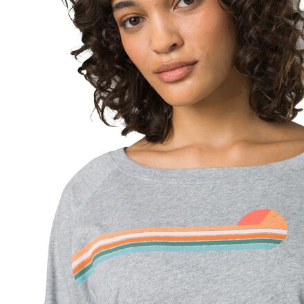 PRANA Women's Organic Graphic Long Sleeve T-Shirt - Great Outdoor Shop