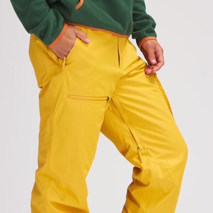 Yellow snow cheap pants womens