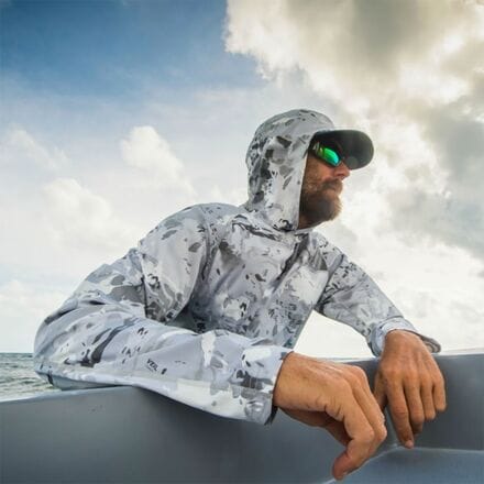 Simms Solarflex Hooded Print Shirt - Men's - Men