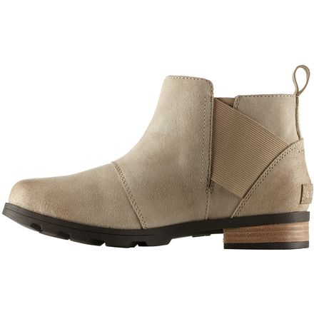 sorel emelie chelsea boot cattail