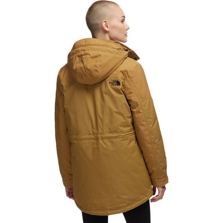 North face reign on cheap down parka