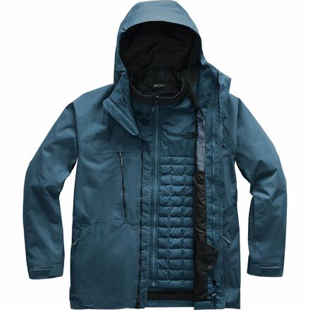 The North Face Thermoball Eco Snow Triclimate Jacket - Men's Cave Blue, XXL