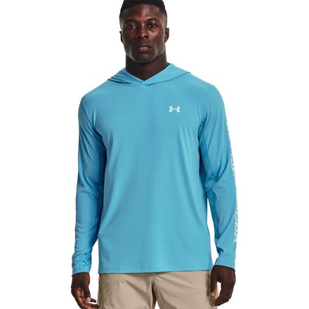 Under Armour Fishing Shirt Men's Large New Iso-Chill Gray Long