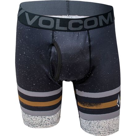 Volcom Mens Boxer Briefs 4 Pack Poly Spandex Performance Boxer Briefs  Underwear (Black/Blue/Grey/Green, Small) at  Men's Clothing store